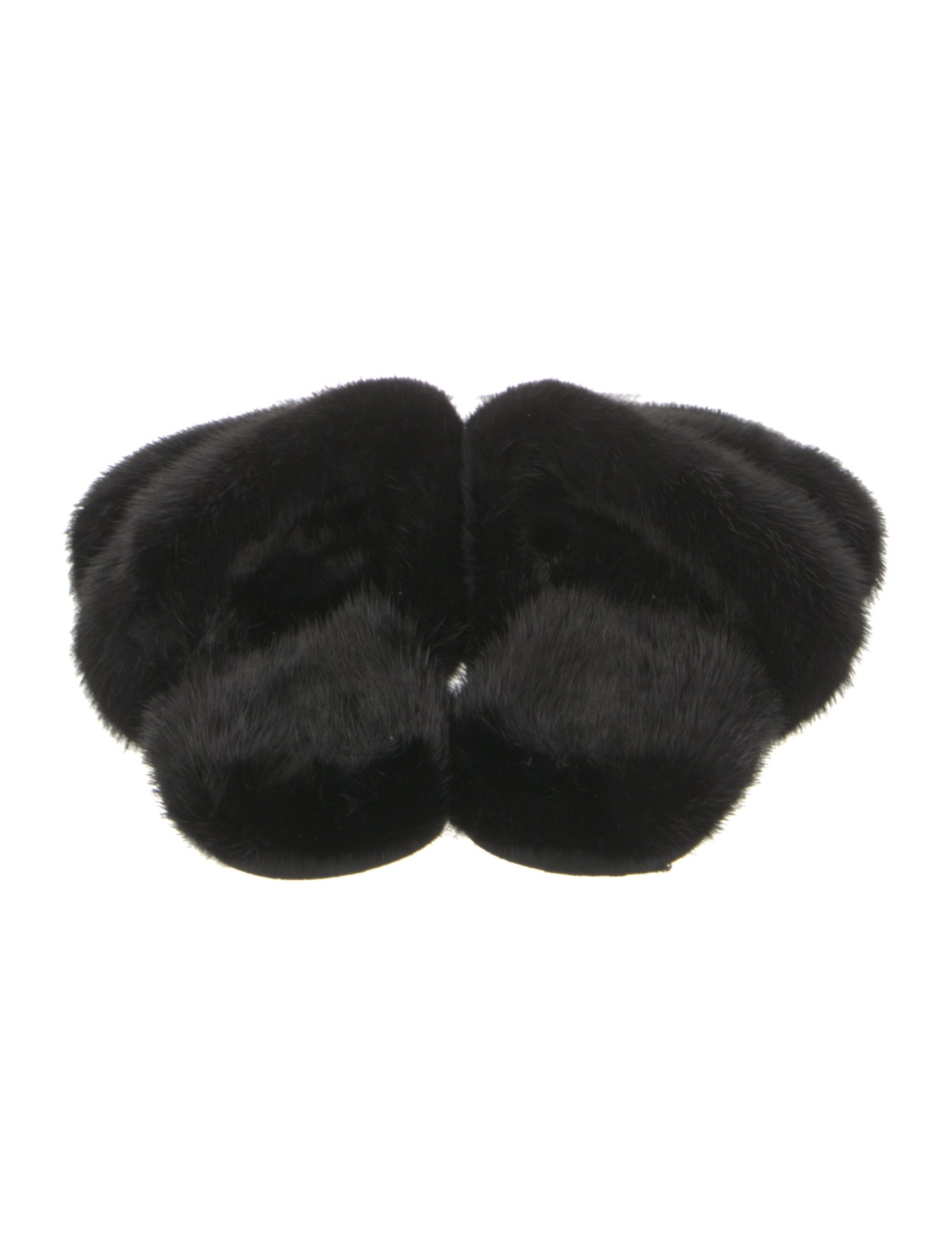 Saint Laurent Mink Slides